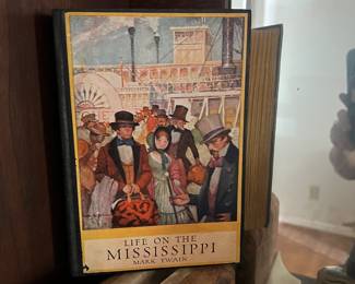 Vintage Mark Twain Book, Life on the Mississippi