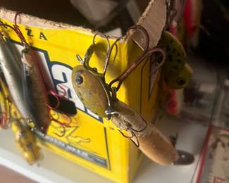 Antique Wooden Fishing Lures