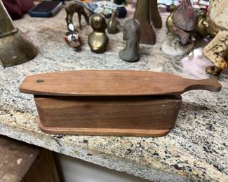 Vintage Wooden Turkey Box Call - Hunting Game Call