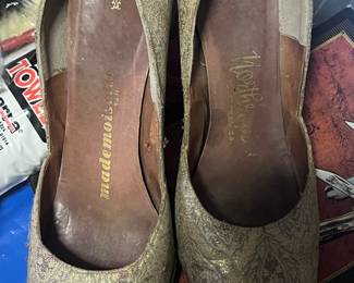 Vintage 1950s Brocade Evening Heels - "Opera Last" Style, Mademoiselle Ladies Shoes