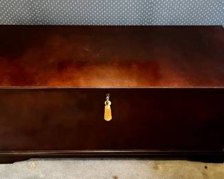 Bombay Co cedar chest w/ key. Very clean