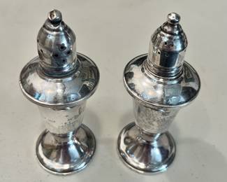 Duchin sterling silver shakers 4.5" H