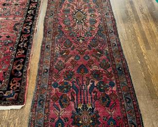 Old hand knotted Sarouk rugs - all are worn, but still great!!