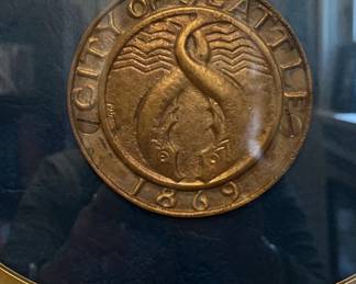 City of Seattle brass seal