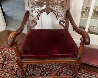 Kittinger Furniture Co, gothic armchair