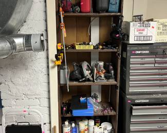 Tool room in basement
