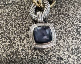 David Yurman .925/14kt necklace/pendant