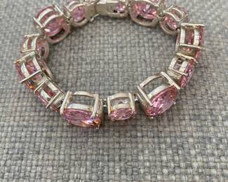 Retro glass bling bracelet