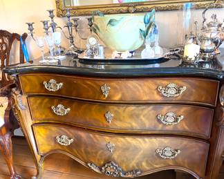 Maitland-Smith w/marble top