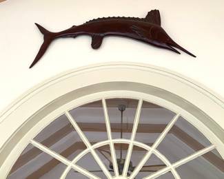Extensive angler's decor