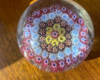 Millifiore paperweight