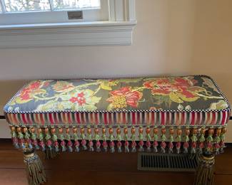 MacKenzie-Childs bench