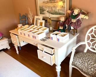 Painted vanity/desk