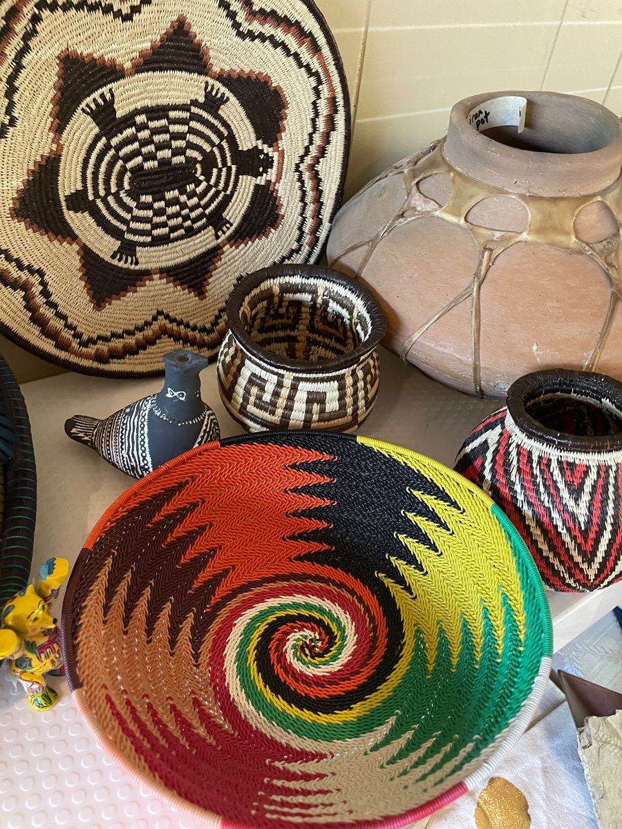 LOVELY COLLECTION OF BASKETS FROM ALL OVER THE WORLD