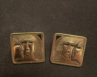 VINTAGE LAUREL BURCH PIERCED EARRINGS