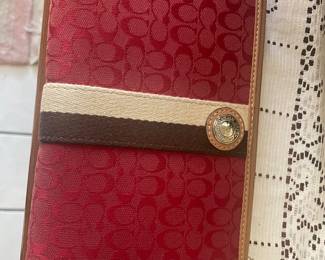 coach passport sized wallet
