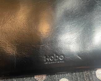like new HOBO BLACK LEATHER WALLET