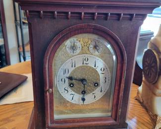 Junghans German Mantle Clock. Westminster Chime. Runs well. Serviced.