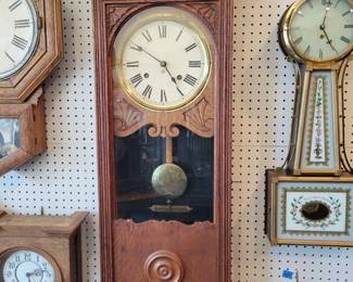 Seth Thomas 30 day runner, formally a time punch clock. Restored and running.