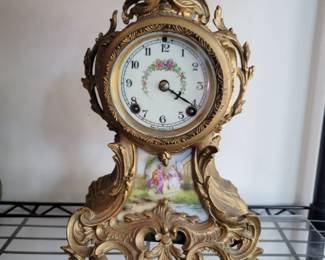 New Haven French Style Mantle Clock. Serviced. 