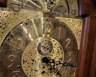 Ridgeway cabinet, Keninger movement, triple chime. New movement.