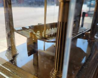 Congreve Rolling Ball Clock. Invented by Sir William Congreve in 1808. This reproduction was built in the 1960's by the worlds oldest Clockmaker, Thwaites & Reed of London. The tilting table and rolling ball act as the pendulum, with each oscillation taking 15 seconds. 