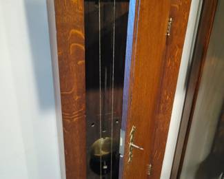English Grandfather Clock, two way striking. Edwin Cockey of Warminster.  Serviced. 