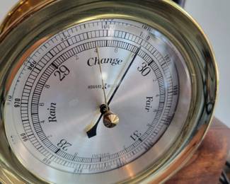 Howard Miller Ships Clock & Barometer. In running order. 