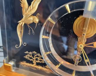Jaeger LeCoultre Marina Desk Clock with it's original case. Serviced. 