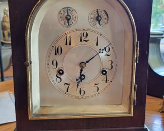 Junghans German Mantle Clock. Westminster Chime. Runs well. 