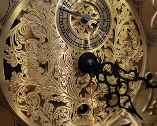 Ridgeway cabinet, Keninger movement, triple chime. New movement.