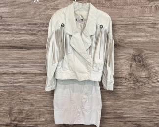 white leather