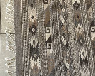 From the Handmade Weaving Textile Community in Teotitlán del Valle, Oaxaca
• Purchased in Oaxaca in 2017 from the artist.
• 100% Sheep wool/natural dyes
• From a Smoke-free home (It’s been stored in a closet and never displayed.)
• Approx 30” x 60”
GORGEOUS! CAN EASILY BE USED AS A STATEMENT ON A WALL OR OVER A SOFA. ENDLESS OPPORTUNITIES, ESPECIALLY IN SW DESIGN.