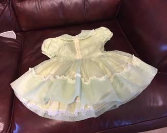 child's vintage frilly dress
