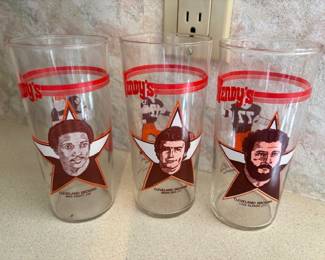 Vintage Wendy’s Browns Glasses