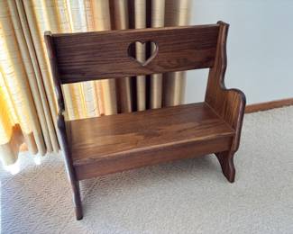 Small Wood Bench