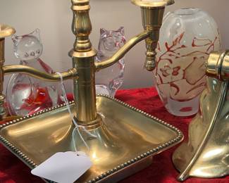 BRASS, CRYSTAL & KOSTA BODA