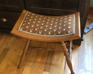 Victorian Oak Footstool