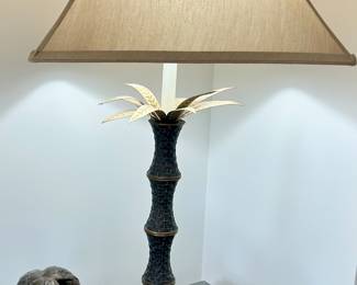 33”h lamp $45
Thinker statue $39