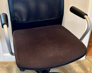 Office arm chairs on casters $40
