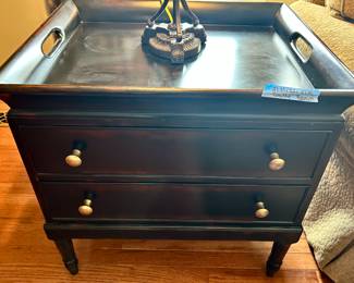 Walter E Smith, 2 drawer end table
28”w x 22d x 27H $225