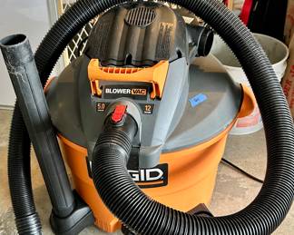 Rigid 12gallon Blower / Shop Vac$60