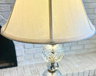 27.5h crystal base lamp $65