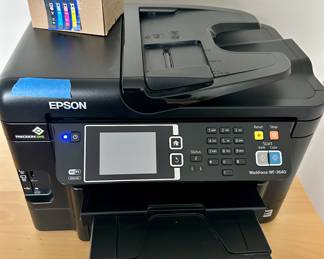 Epson Workforce Precision CoreWF-3640 WiFi Printer with extra ink $100