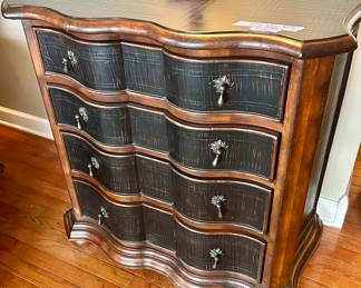 Ethan Allen 4 drawer cabinet
34”w x 16.5d x 35h $450