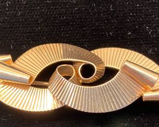 Tiffany gold pin