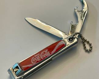 COCA-COLA NAIL CLIPPER/KNIFE/OPENER