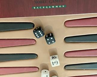NOBLE GAMES BACKGAMMON SET - LIMITED EDITION (CHERRY)
