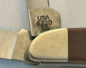 CASE 6220 POCKET KNIFE - CHESTNUT BROWN - “SETTLERS LIFE”