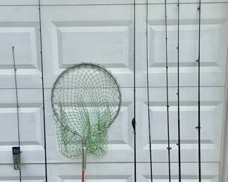MISC. RODS, REELS, NET